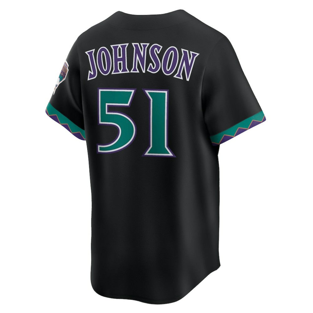 Randy Johnson Arizona Diamondbacks Nike Throwback Cooperstown Collection Limited Jersey - Black - Nike Lifestyle