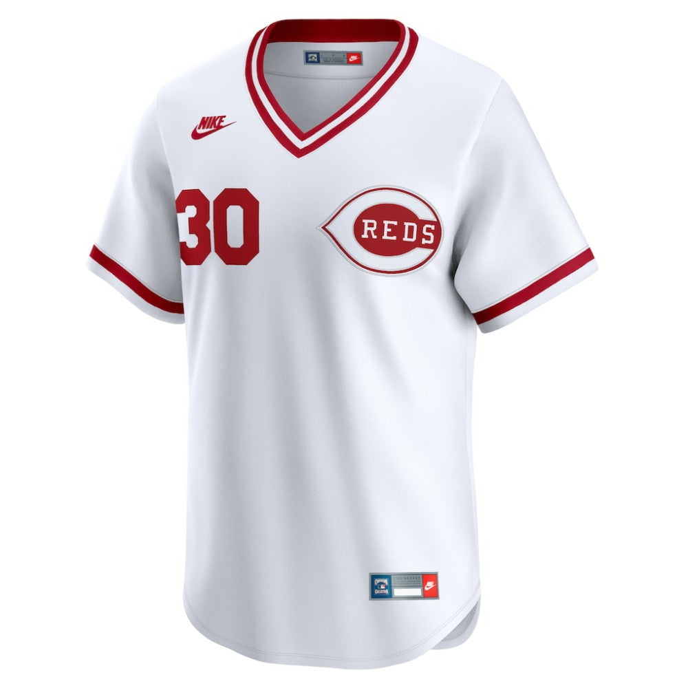 Ken Griffey Cincinnati Reds Nike Throwback Cooperstown Collection Limited Jersey - White - Nike Lifestyle