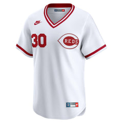 Ken Griffey Cincinnati Reds Nike Throwback Cooperstown Collection Limited Jersey - White - Nike Lifestyle