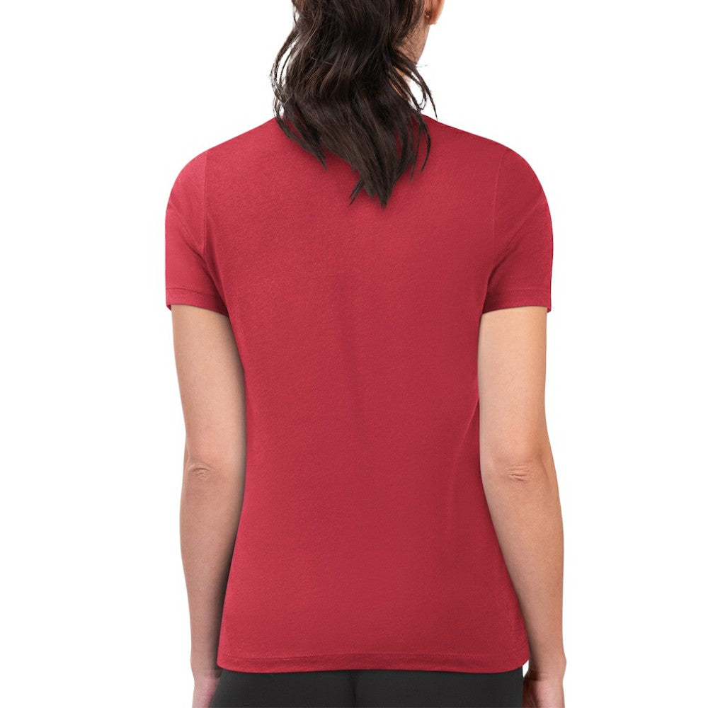 Boston Red Sox G-III 4Her by Carl Banks Women's Super-Slim Fit Lightweight Flowers Graphic T-Shirt - Red - MLB Discount