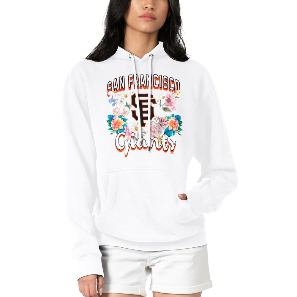 San Francisco Giants G-III 4Her by Carl Banks Women's Flowers Graphic Pullover Hoodie - White - MLB Online