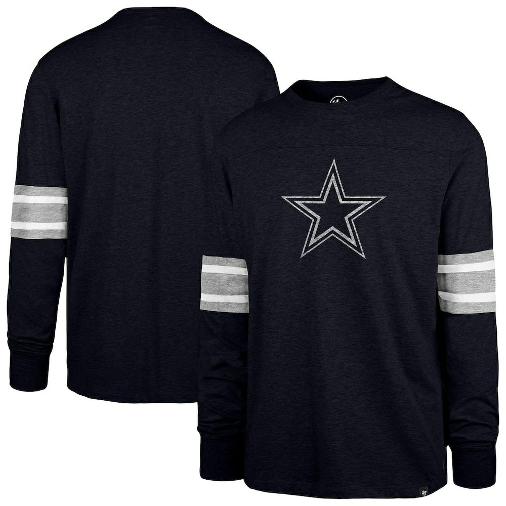 47 brand Dallas Cowboys '47 Premier Brex Long Sleeve T-Shirt Navy