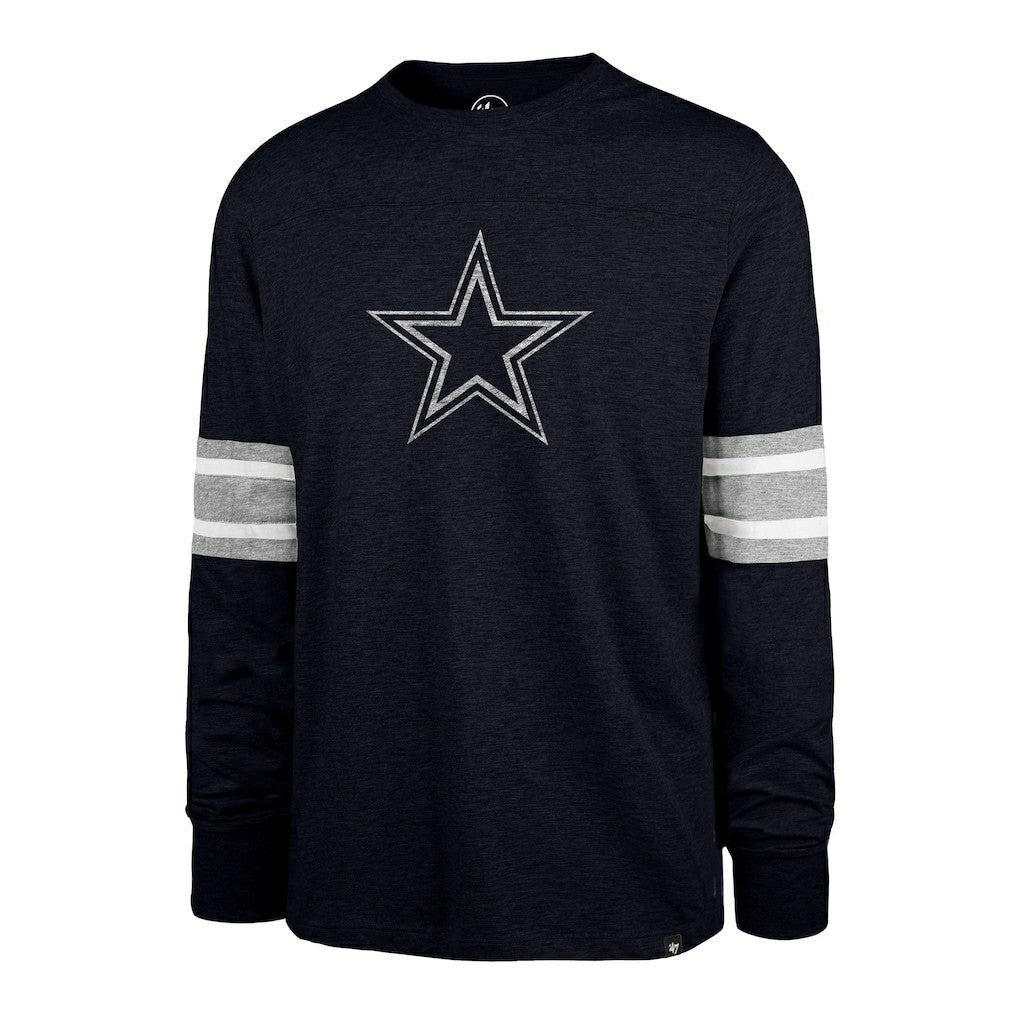 47 brand Dallas Cowboys '47 Premier Brex Long Sleeve T-Shirt Navy