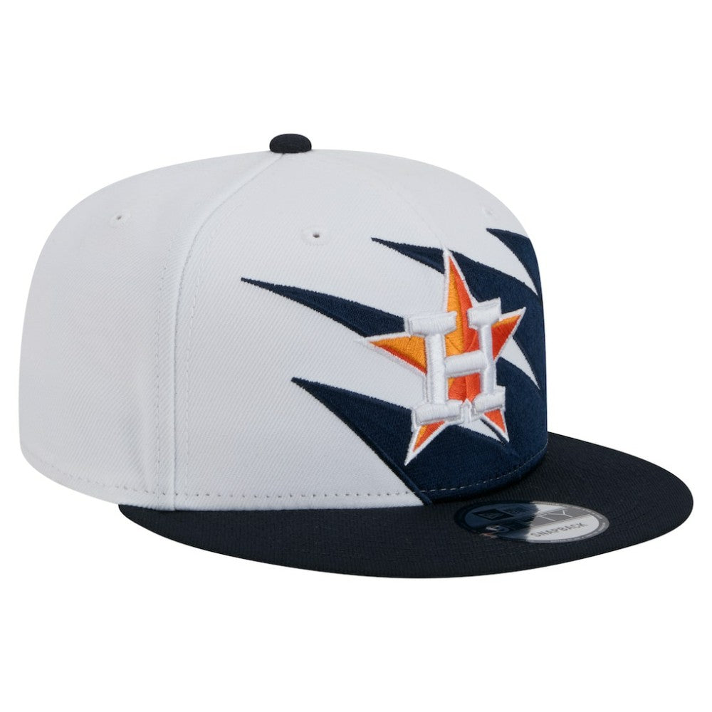 Houston Astros New Era Jagged 9FIFTY Snapback Hat - Navy/White - New Era Sale