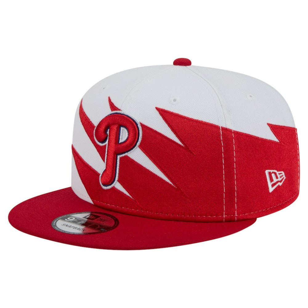 Philadelphia Phillies New Era Jagged 9FIFTY Snapback Hat - Red/White - New Era Sale
