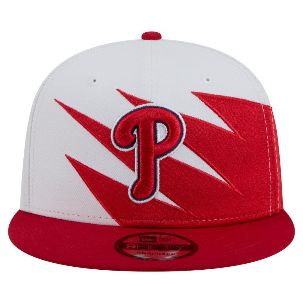 Philadelphia Phillies New Era Jagged 9FIFTY Snapback Hat - Red/White - New Era Sale