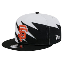 San Francisco Giants New Era Jagged 9FIFTY Snapback Hat - Black/White - New Era Sale