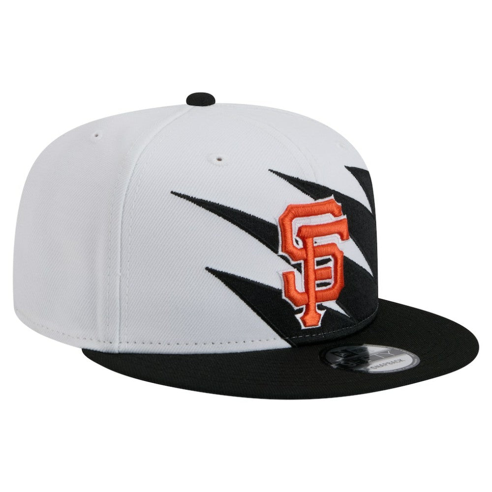 San Francisco Giants New Era Jagged 9FIFTY Snapback Hat - Black/White - New Era Sale