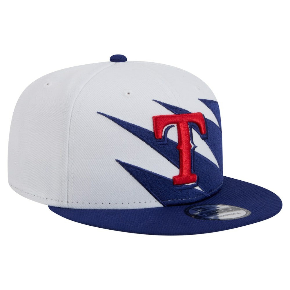 Texas Rangers New Era Jagged 9FIFTY Snapback Hat - Royal/White - New Era Lifestyle