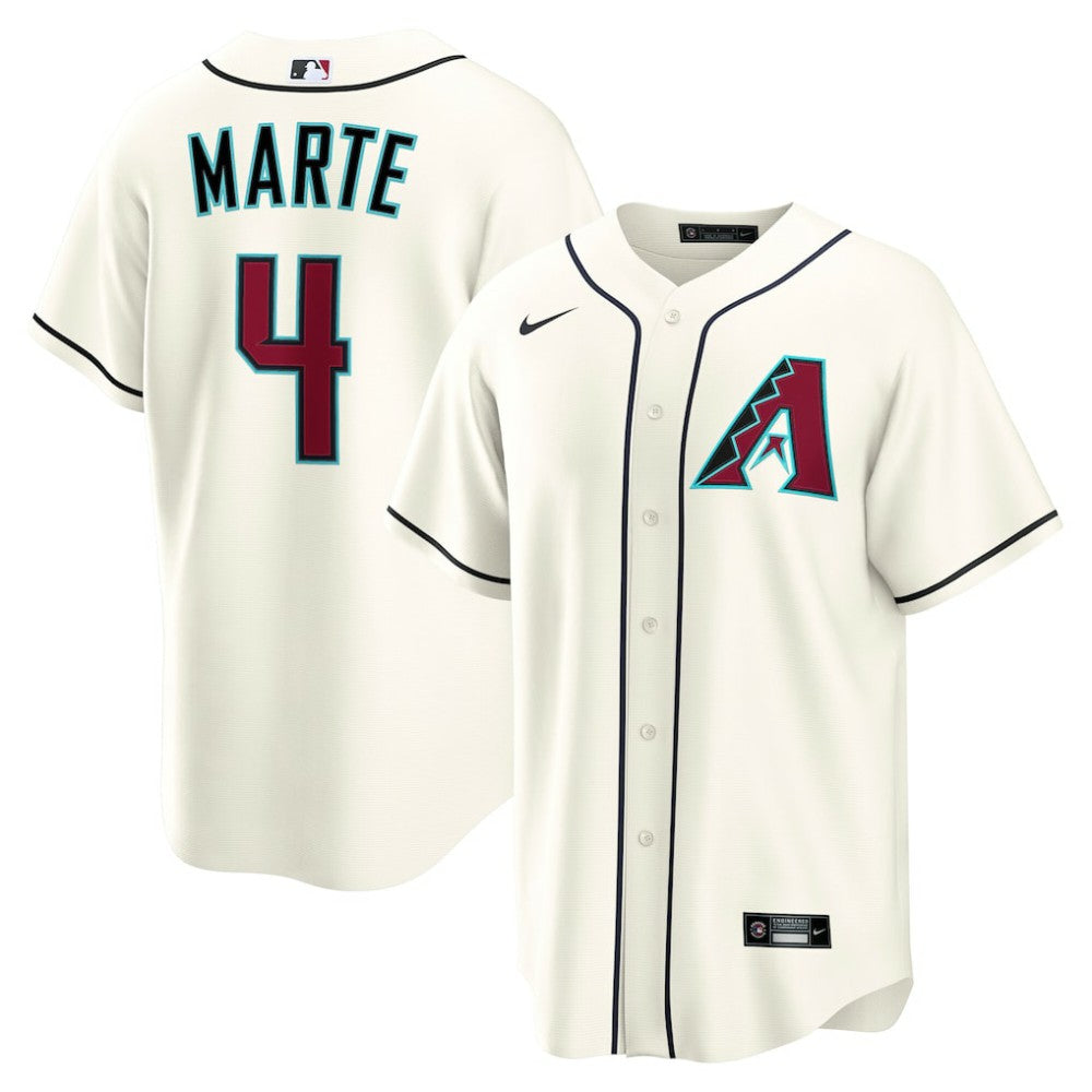 Ketel Marte Arizona Diamondbacks Nike Home Replica Jersey - Cream - Nike Online