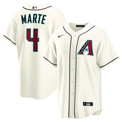 Ketel Marte Arizona Diamondbacks Nike Home Replica Jersey - Cream - Nike Online