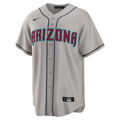Ketel Marte Arizona Diamondbacks Nike Road Replica Jersey - Gray - Nike Lifestyle