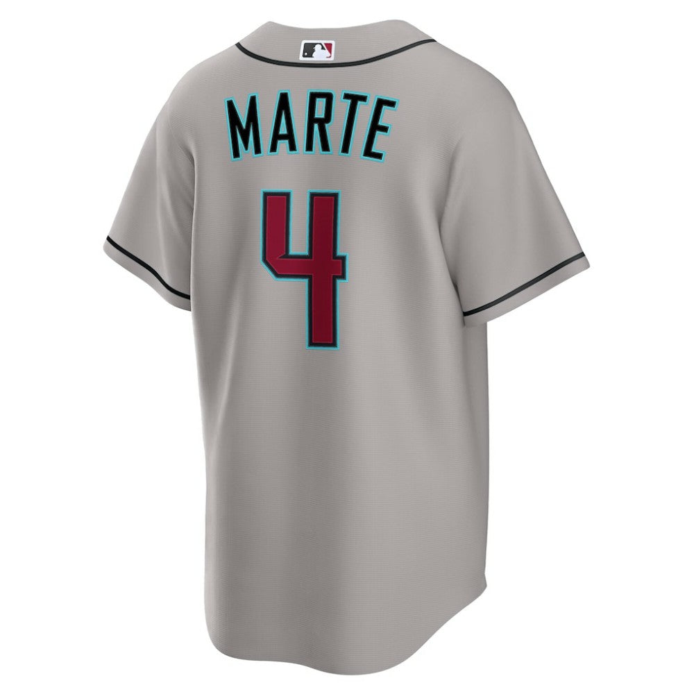 Ketel Marte Arizona Diamondbacks Nike Road Replica Jersey - Gray - Nike Lifestyle