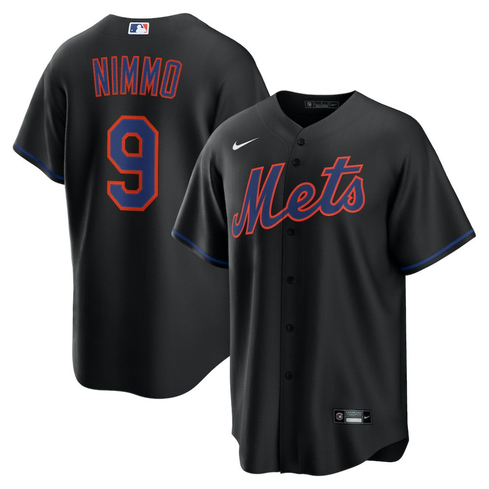 Brandon Nimmo New York Mets Nike Alternate Replica Jersey - Black - Nike Sale
