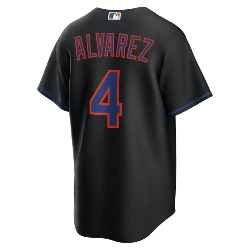 Francisco Alvarez New York Mets Nike Alternate Replica Jersey - Black - Nike Discount