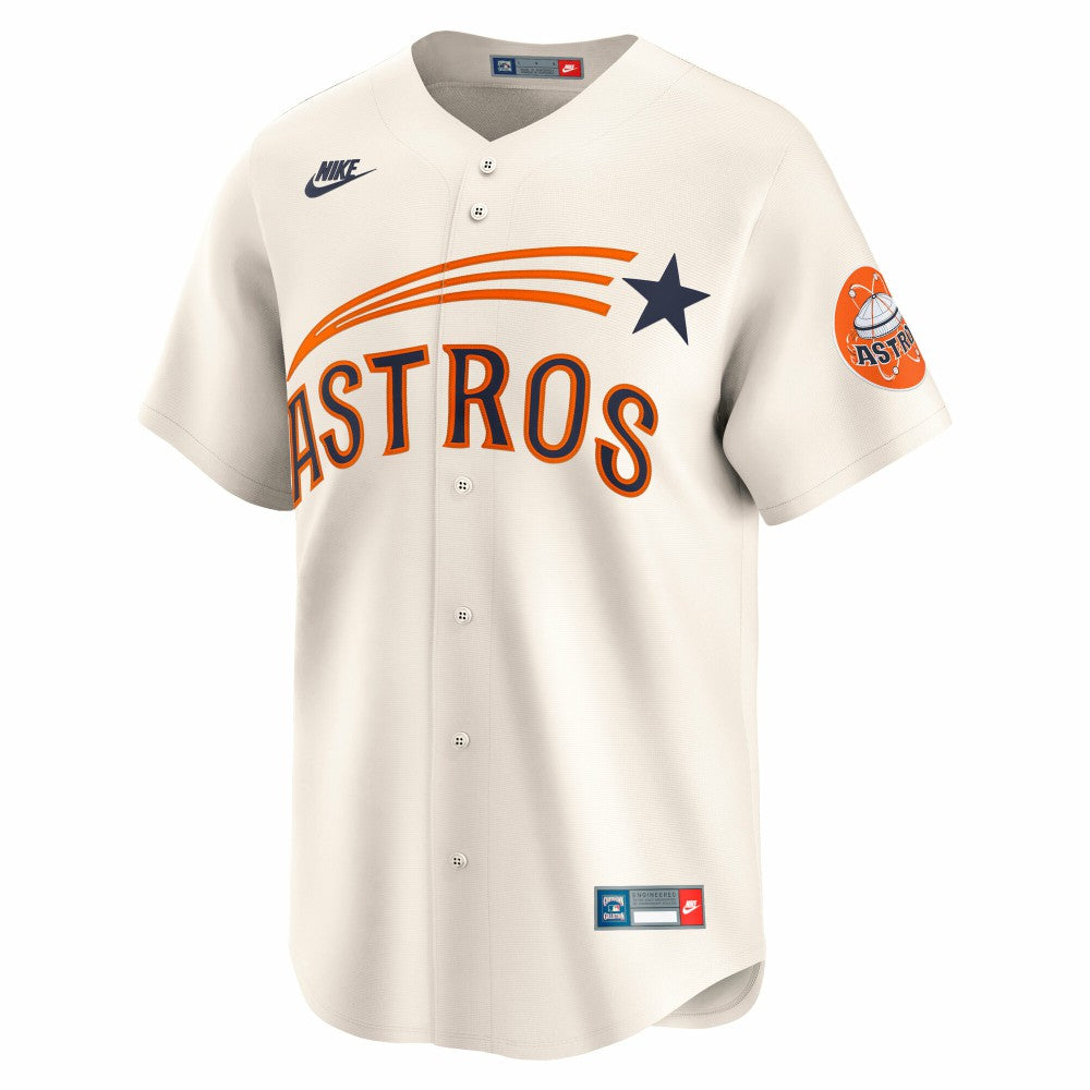 Houston Astros Nike Cooperstown Collection Limited Jersey - Cream - Nike Sale