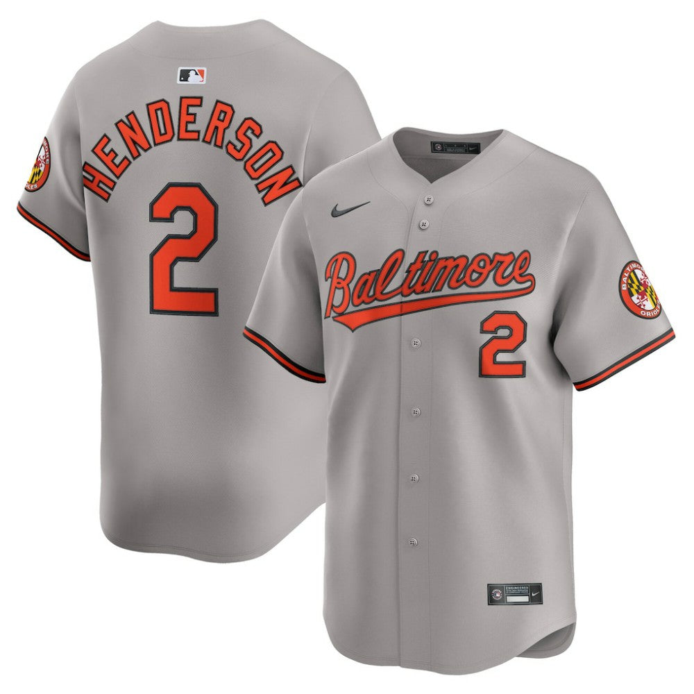 Gunnar Henderson Baltimore Orioles Nike Road Limited Player Jersey - Gray - Nike Discount