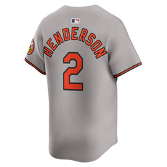 Gunnar Henderson Baltimore Orioles Nike Road Limited Player Jersey - Gray - Nike Discount