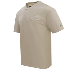New York Jets Pro Standard Drop Shoulder T-Shirt Tan