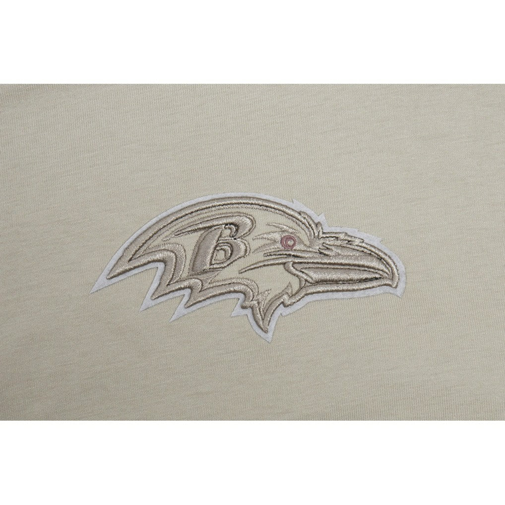 Baltimore Ravens Pro Standard Drop Shoulder T-Shirt Tan