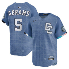 CJ Abrams Washington Nationals Nike 2025 City Connect Limited Jersey - Blue - Nike Discount