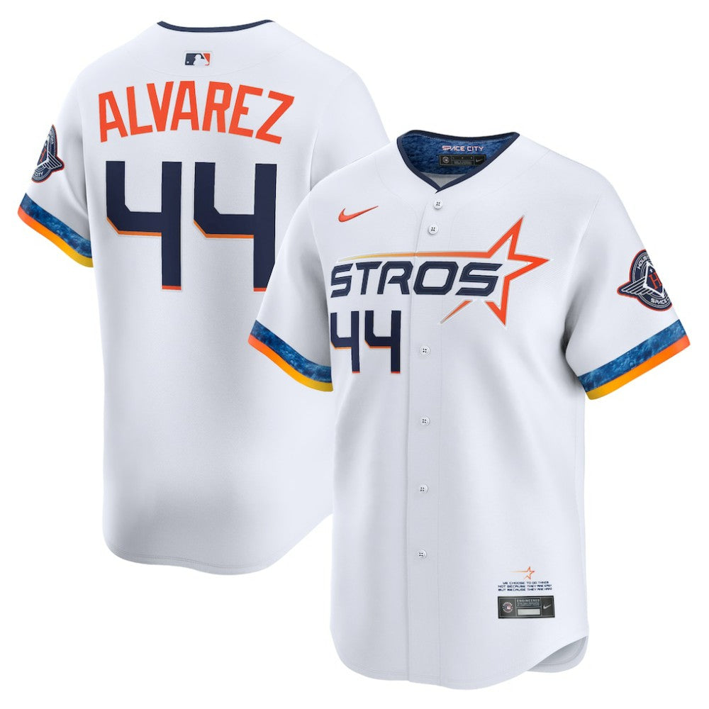Yordan Alvarez Houston Astros Nike 2025 City Connect Limited Player Jersey - White - Nike Sale
