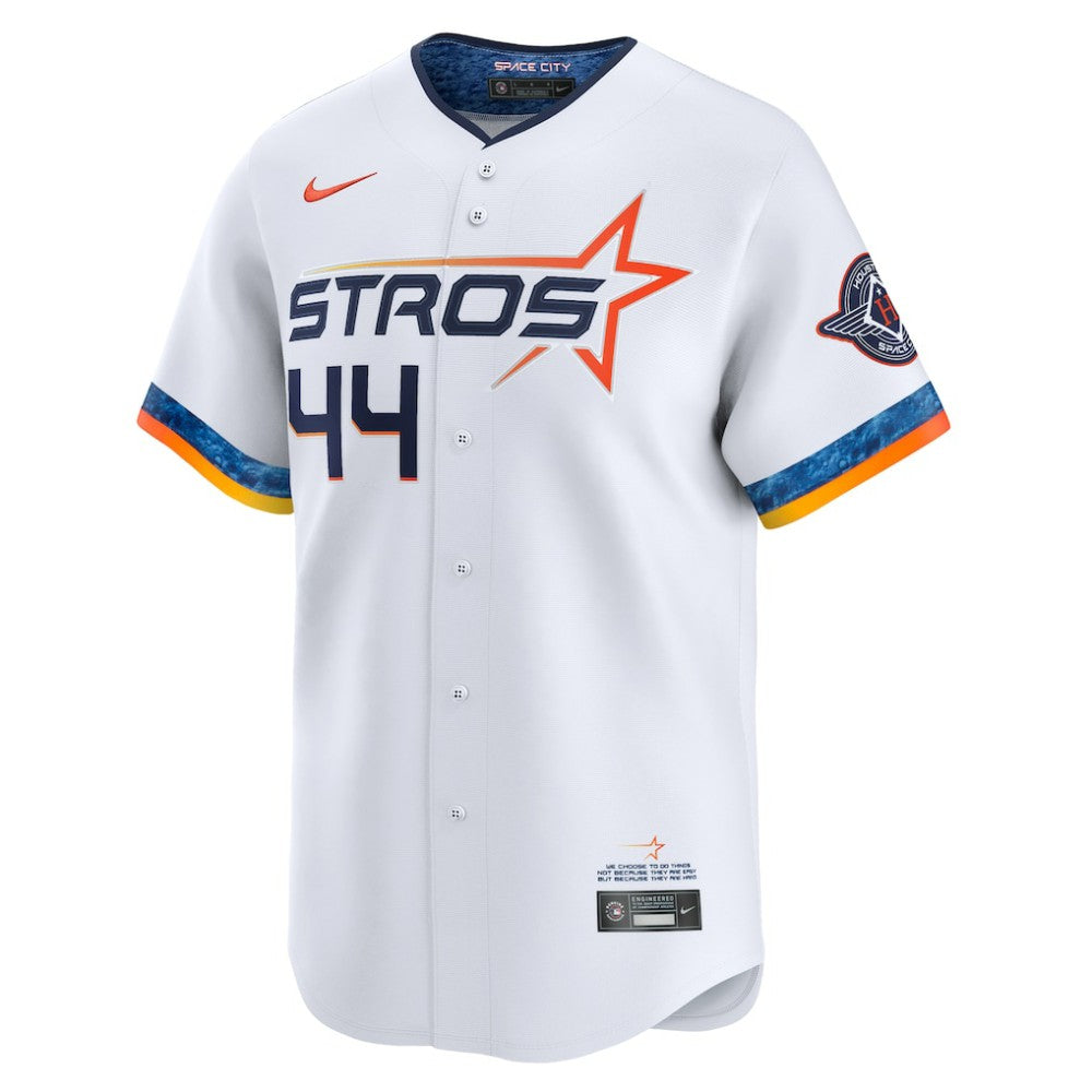 Yordan Alvarez Houston Astros Nike 2025 City Connect Limited Player Jersey - White - Nike Sale