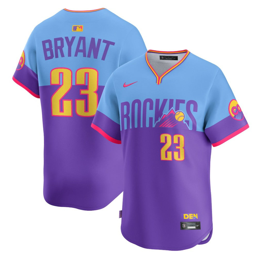 Kris Bryant Colorado Rockies Nike 2025 City Connect Limited Player Jersey - Purple/Light Blue - Nike Online