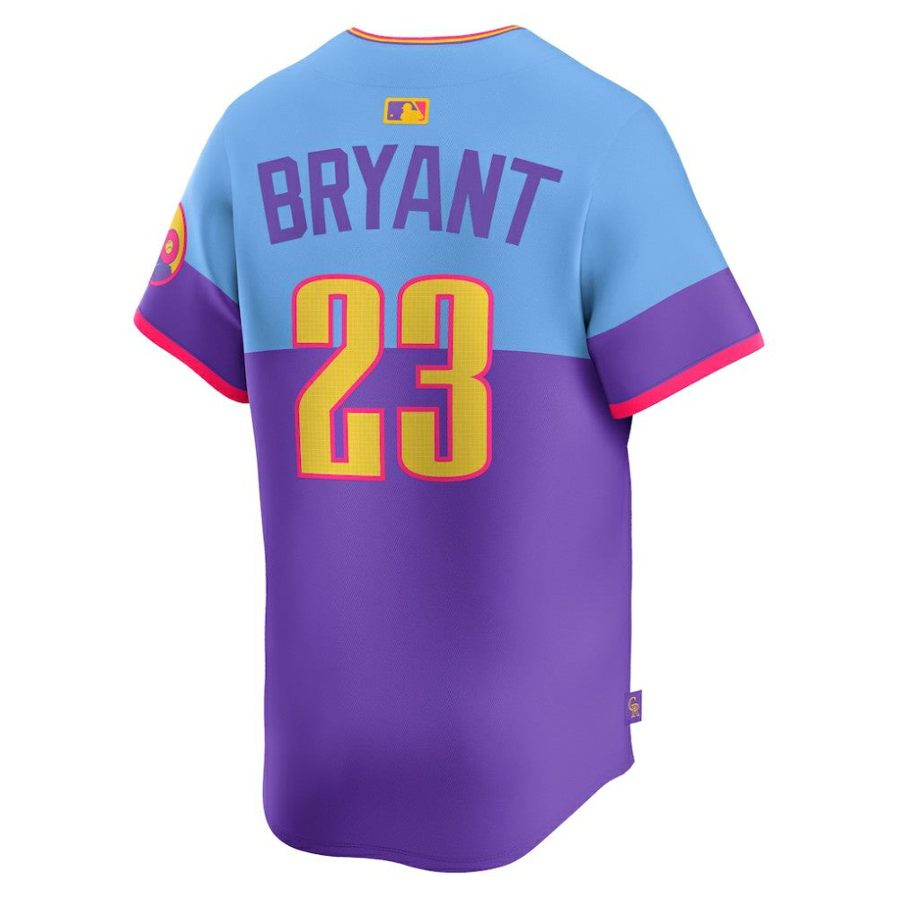 Kris Bryant Colorado Rockies Nike 2025 City Connect Limited Player Jersey - Purple/Light Blue - Nike Online