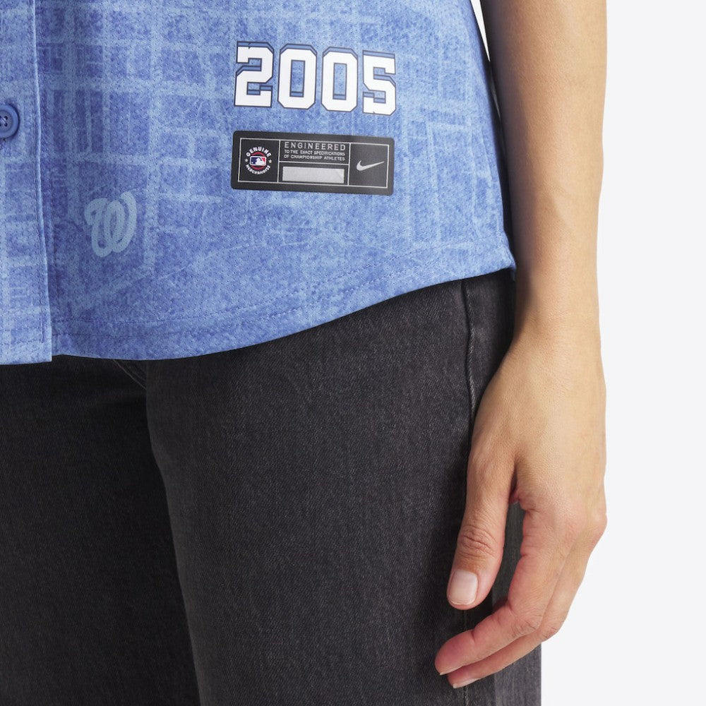 CJ Abrams Washington Nationals Nike Women's 2025 City Connect Limited Jersey - Blue - Nike Online