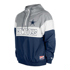 Dallas Cowboys New Era Pullover Quarter-Zip Hoodie Jacket Navy