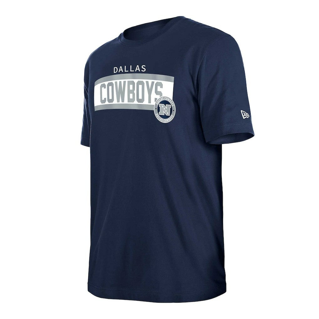 Dallas Cowboys New Era 3rd Down High Density Print T-Shirt Navy