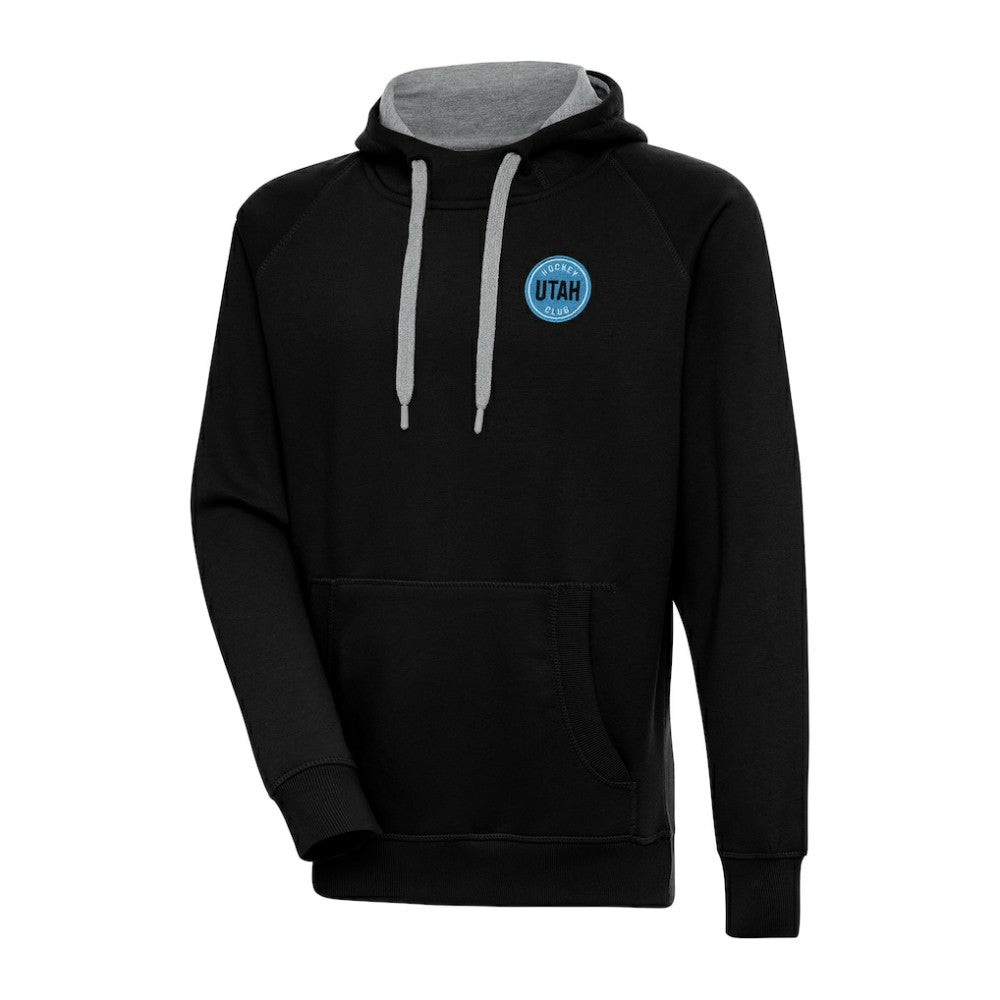 Utah Mammoth Antigua Victory Pullover Hoodie - Black - NHL 201952882