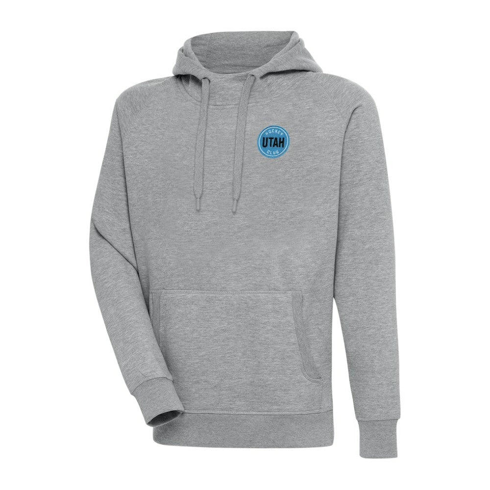 Utah Mammoth Antigua Victory Pullover Hoodie - Heather Gray - NHL 201952883