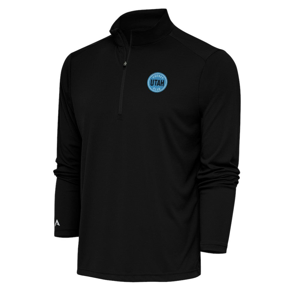 Utah Mammoth Antigua Tribute Quarter-Zip Pullover Top - Black - NHL 201952893