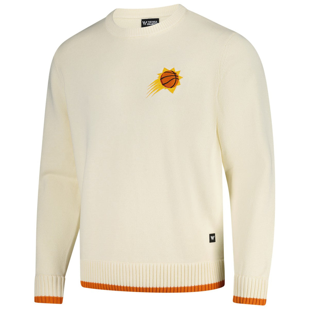 Phoenix Suns The Wild Collective Unisex Jacquard Knit Pullover Sweater Cream