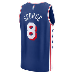 Paul George Philadelphia 76ers Fast Break Replica Player Jersey Icon Edition Royal | Fanatics Near Me