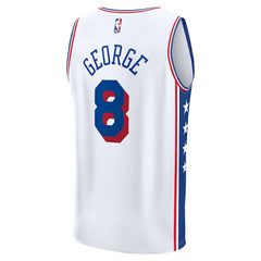 Paul George Philadelphia 76ers Fast Break Replica Player Jersey Association Edition White | Fanatics discount