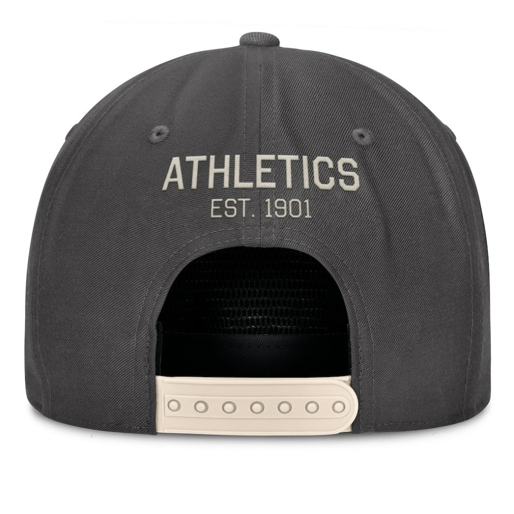 Athletics Fanatics Closer Adjustable Hat - Charcoal - Fanatics Lifestyle