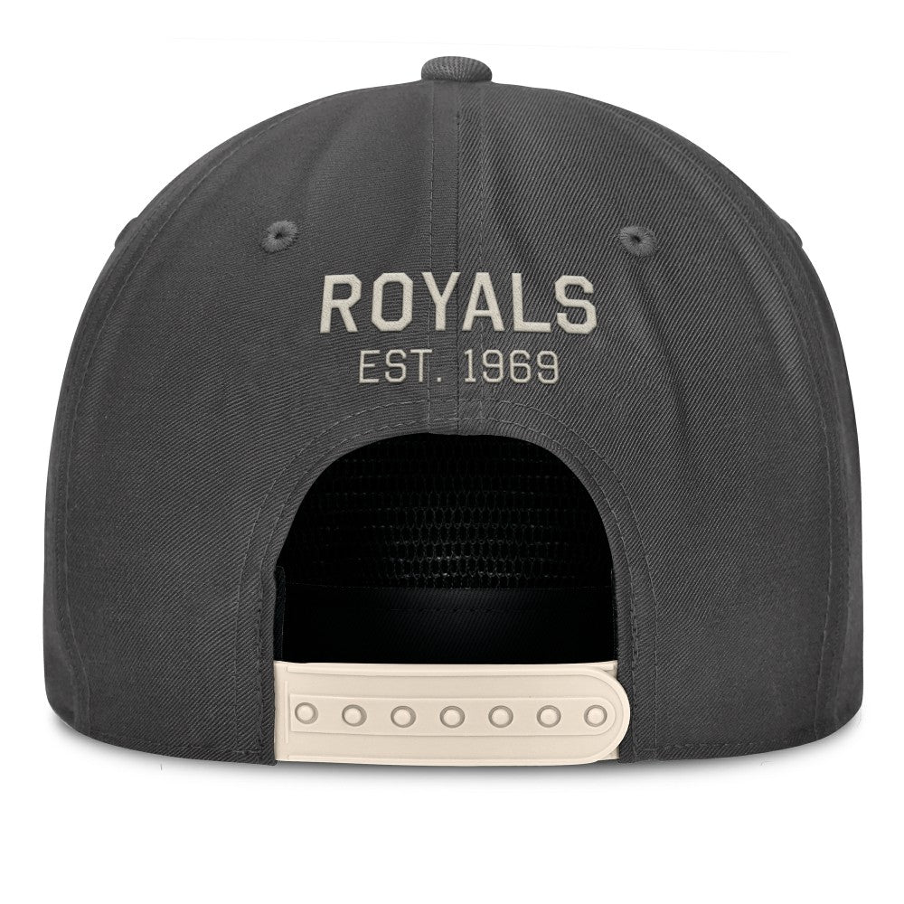 Kansas City Royals Fanatics Closer Adjustable Hat - Charcoal - Fanatics Sale