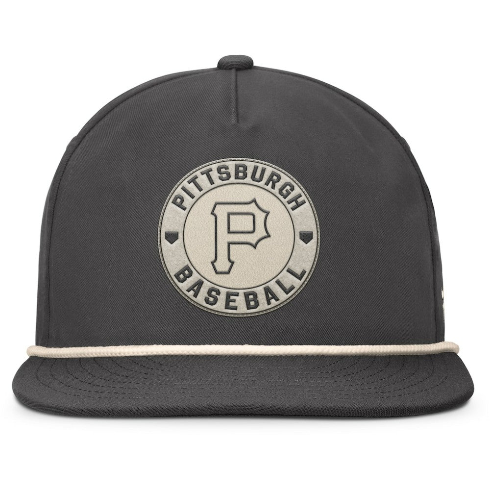 Pittsburgh Pirates Fanatics Closer Adjustable Hat - Charcoal - Fanatics Discount