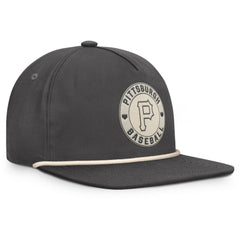 Pittsburgh Pirates Fanatics Closer Adjustable Hat - Charcoal - Fanatics Discount