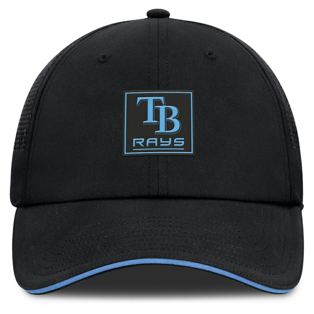 Tampa Bay Rays Fanatics Level Up Driver Adjustable Hat - Black - Fanatics Lifestyle