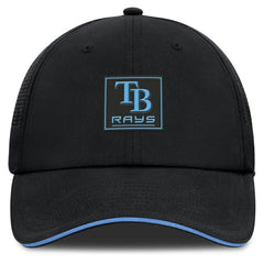 Tampa Bay Rays Fanatics Level Up Driver Adjustable Hat - Black - Fanatics Lifestyle