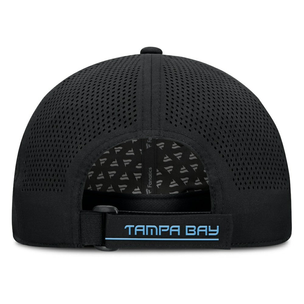Tampa Bay Rays Fanatics Level Up Driver Adjustable Hat - Black - Fanatics Lifestyle