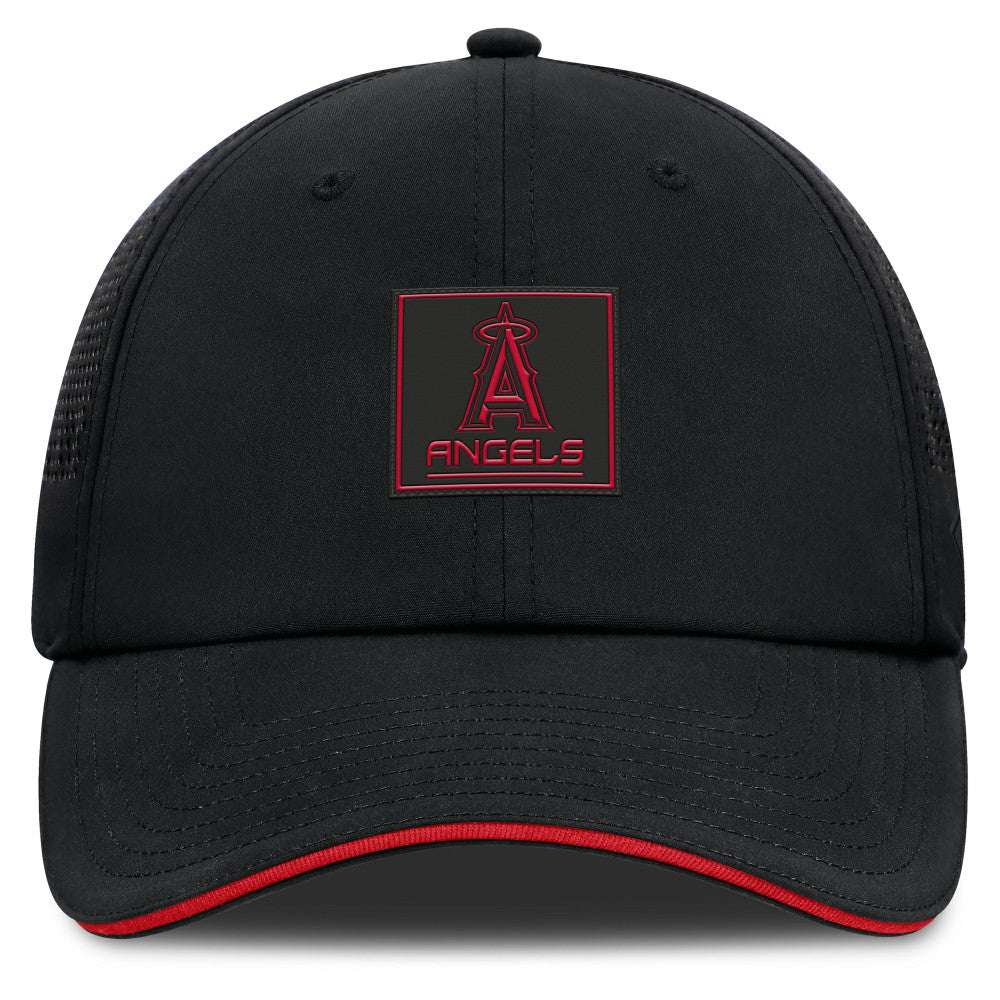 Los Angeles Angels Fanatics Level Up Driver Adjustable Hat - Black - Fanatics Discount