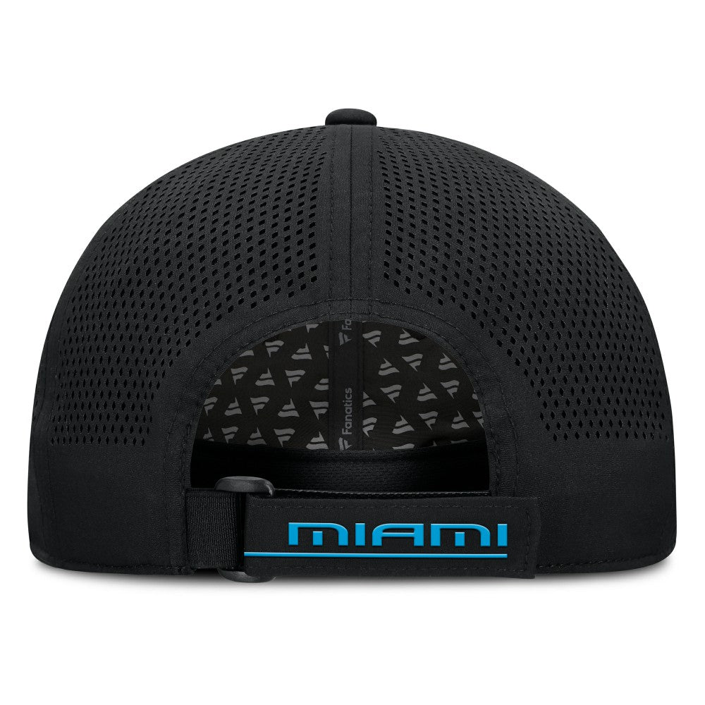 Miami Marlins Fanatics Level Up Driver Adjustable Hat - Black - Fanatics on Sale