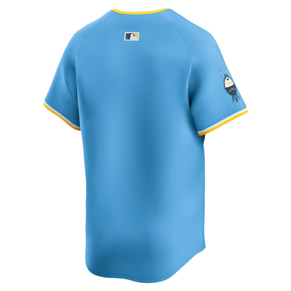 Milwaukee Brewers Nike City Connect Limited Jersey - Light Blue - Nike on Sale