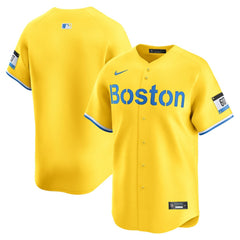 Boston Red Sox Nike City Connect Limited Jersey - Gold - Nike Discount