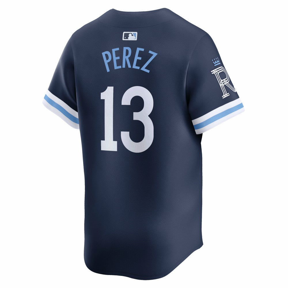Salvador Perez Kansas City Royals Nike City Connect Limited Jersey - Navy - Nike Online